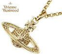 VivienneWestwood　ヴィヴィアンウエストウッド 63020086 R121　アクセサリー　mini bas relief ミニバスレリーフ　オーブ　ペンダント/ネックレス　ゴールド【送料無料】