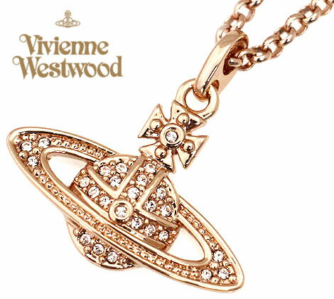 ヴィヴィアンウエストウッド ネックレス（レディース） VivienneWestwood ヴィヴィアンウエストウッド 63020086 G120 アクセサリー mini bas relief ミニバスレリーフ　オーブ ペンダント/ネックレス ピンクゴールド【送料無料】