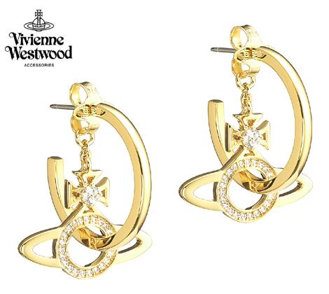 ヴィヴィアンウエストウッド ピアス（レディース） VivienneWestwood　ヴィヴィアンウエストウッド　62010105 R102　ピアス　アクセサリー　ミランダ MIRANDA　ゴールド【送料無料】