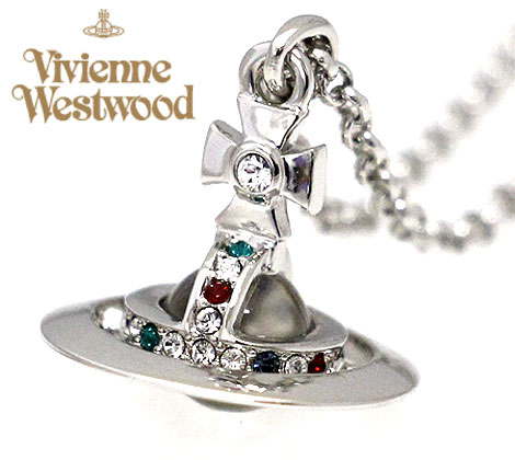 ヴィヴィアンウエストウッド ネックレス（レディース） VivienneWestwood ヴィヴィアンウエストウッド 63020098 02P019 アクセサリー PTEITE ORB プチオーブ ペンダント/ネックレス シルバー 人気商品【送料無料】