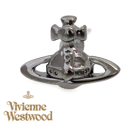 VivienneWestwood ヴィヴィアンウエストウッド 62010045 S001 ピアス アクセサリー オーブ MAN LORELEI シングル 片耳 ガンメタル RUTHENIUM メンズ レディース【送料無料】