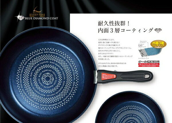 ルクスパン ブルーダイヤモンドコートIH対応フ...の紹介画像3