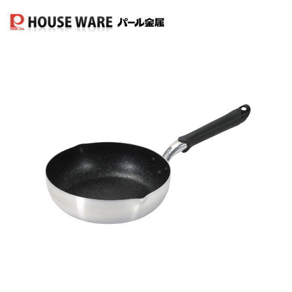 極深 マーブルダイヤモンドIH対応両口フライパン24cm HC-0203 パール金属 HC-203 深型フライパン