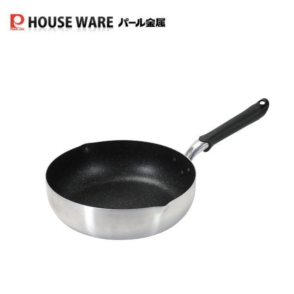 極深 マーブルダイヤモンドIH対応両口フライパン28cm HC-0205 パール金属 HC-205 深型フライパン