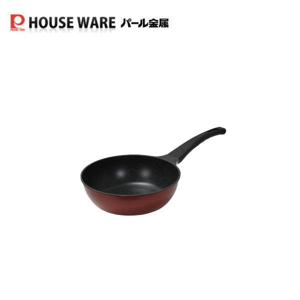 Rakuten - 軽量EXマーブルコート深型フライパン24cm HC-0219 パール金属HC-219