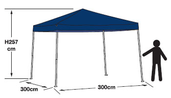 ワンタッチテントタープ 3m×3m M-3276 クイックシェード300UV 【条件付送料無料】 キャプテンスタッグ キャンプ 運動会におすすめワンタッチタープテント 簡単設営 組み立てイベントテント かんたん設置簡易テント ※次回入荷予定未定通販格安セール情報 楽天 通販