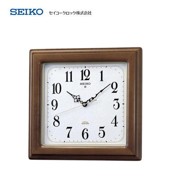 SEIKO（セイコー） 電波掛け時計 KS298B 【条件付送料無料】 おしゃれな壁掛け電波時計/電波掛時計/電波時計/贈答品・贈り物/プレゼント・ギフト/お祝い返し/お返し/新築祝い/新築内祝い/音がしないスイープセコンド・連続秒針/木製枠