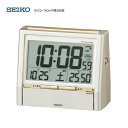 セイコー(SEIKO) デジタル電波置き時計 DA206G TALK LINER/トークライナー カレンダー・温度計・湿度計・表示機能付 電波置時計/贈答品/プ...
