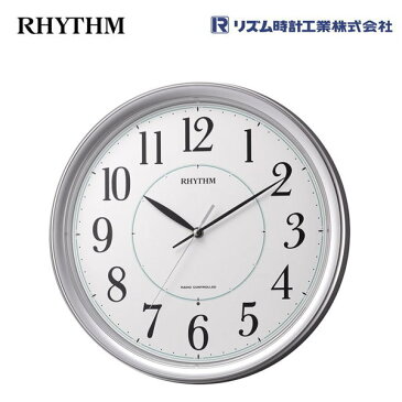 フィットウェーブプリミエ 8MY494SR19 リズム時計工業(RHYTHM) 電波時計/電波掛け時計/電波掛時計/おしゃれな壁掛け時計/スタンダードスタイプ/オフィスにも