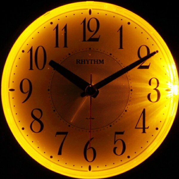 クオーツ目覚まし時計 フェイス28 8REA28SR05/8REA28SR19 リズム時計工業 かわいいおしゃれな目覚し時計/子供から大人まで/大音量/夜でも見えるライト付き(RHYTHM・シチズン系列) ※SR19は廃番 [2]