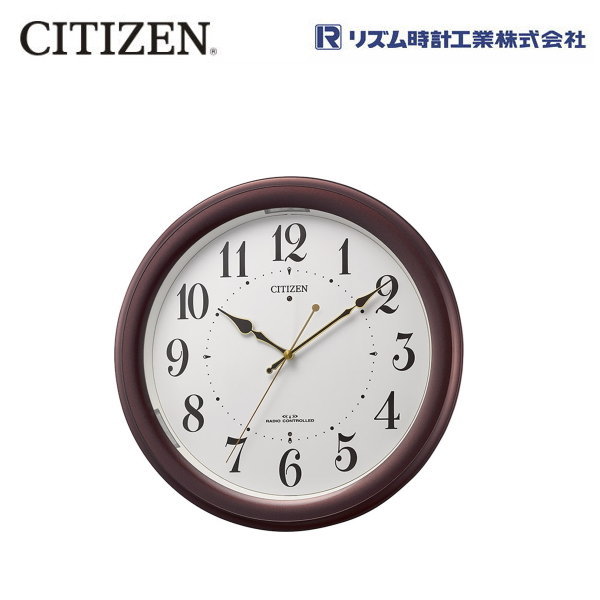 Rakuten - シチズン スタンダード掛け時計 4MYA36-006 【電波掛時計/電波掛け時計/置掛兼用型】 CITIZEN/リズム時計工業【条件付送料無料】
