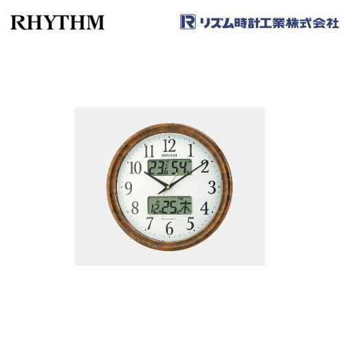 リズム ピュアカレンダーM617SR 4FY617SR23 【条件付送料無料】リズム時計工業 RHYTHM 電波掛時計 電波掛け時計 温度計 湿度計 リズム ピュアカレンダーM617SR 4FY617SR23 【条件付送料無料】リズム時計工業 RHYTHM 電波掛時計 電波掛け時計 温度計 湿度計
