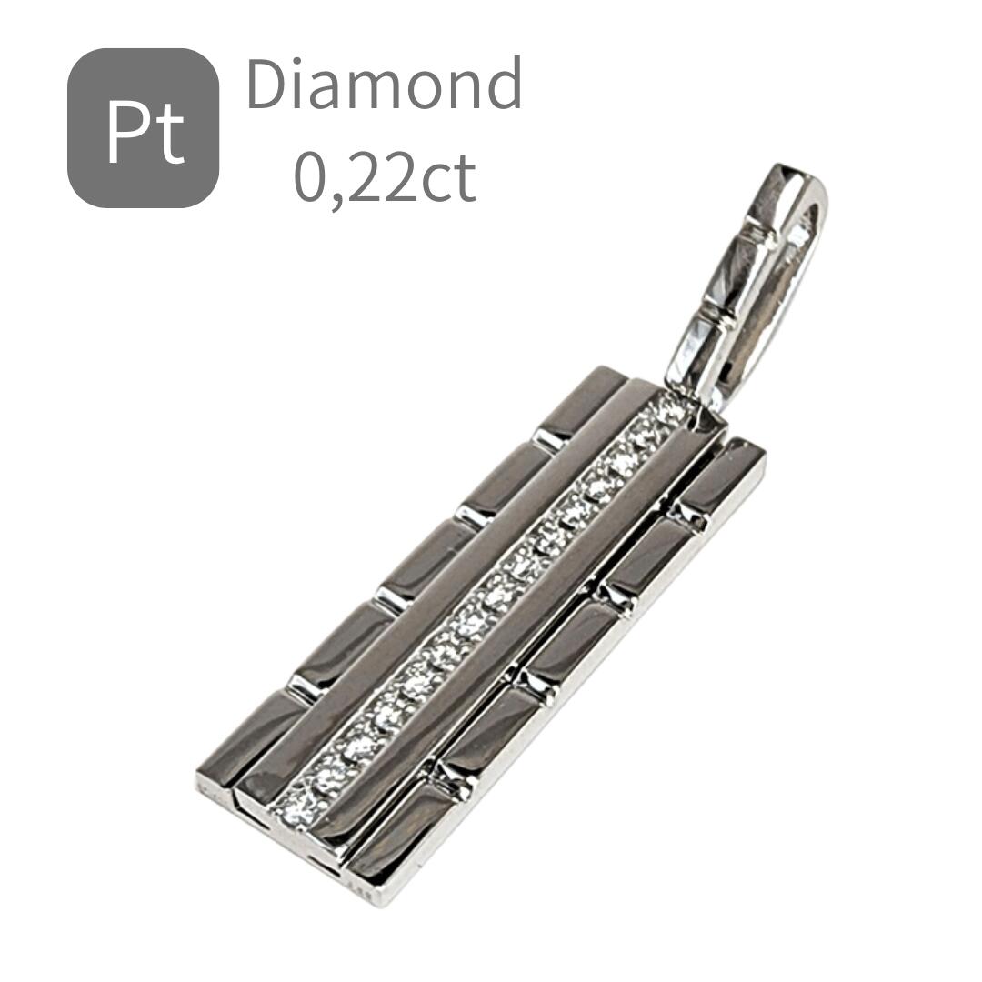 Ptダイヤモンド メンズ ペンダントトップ 喜平ネックレス用