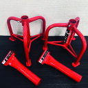 【 J-TRIP 吊り下げスタンドセット 】 タイダウンベルト等で吊り下げれる タワー型スタンド 土台2個 Tジョイント2個 つりさげ バイクメンテナンススタン...