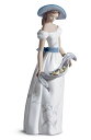 かぐわしき花 LLADRO リヤドロ リアドロ 置物 オブジェ インテリア 人形 磁器 おしゃれ プレゼント 玄関 お祝い 新築 開業 癒し リビング 寝室 事務所 オフィス 【正規品】01006866