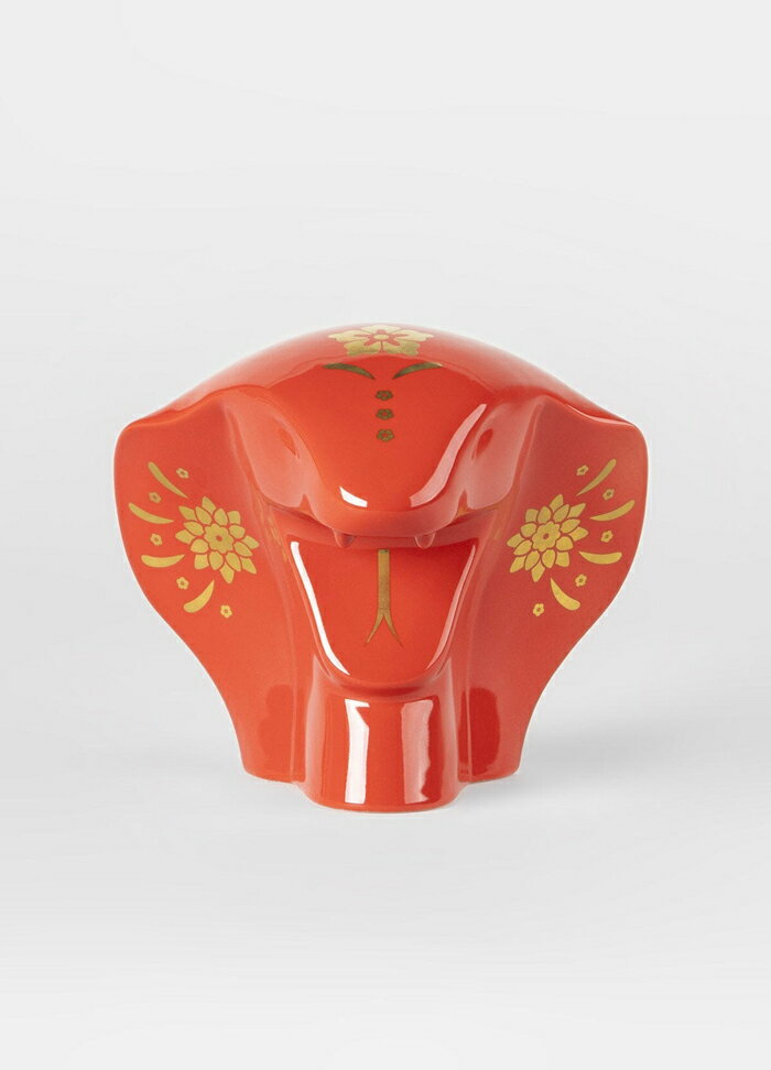 【P5倍+クーポン】The Snake (Red - Gold) LLADRO 蛇 リヤドロ フィギア 置物 干支 かわいい フィギュリン オブジェ インテリア 磁器 リアル スペイン プレゼント お祝い 新築 開業 リビング 【正規品】01009760 [2]