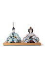 【ポイント最大20倍】雛人形(Turquoise & Pink) 【正規品】初節句 リヤドロ LLADRO 限定品 雛人形 春雛 ひな人形 おひなさま 汚れにくい 桃の節句 フィギュリン かわいい 磁器 人形 置物 インテリア プレゼント お祝い 玄関 リビング 01009759