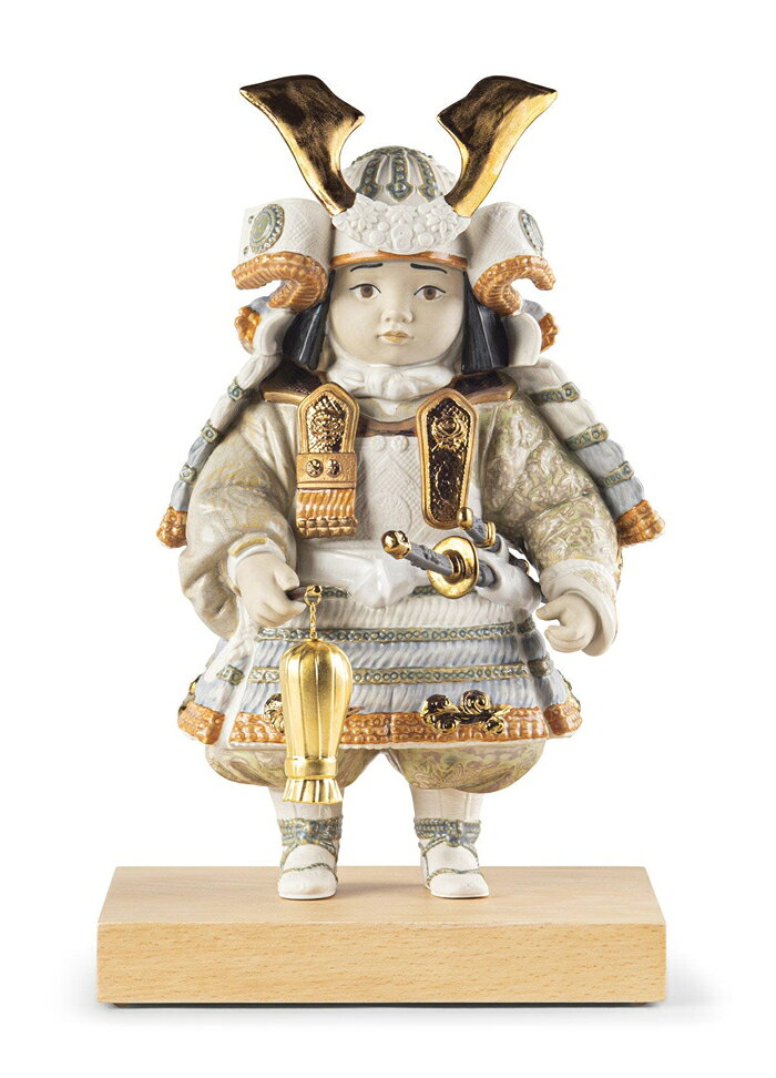 May Doll - 若武者(琥珀銅) =Limited Edition= リヤドロ LLADRO 五月人形 初節句 コンパクト 端午の節句 兜 汚れにくい フィギュリン 新作 かわいい かっこいい おしゃれ 磁器 人形 置物 インテリア プレゼント お祝い 玄関 リビング 【正規品】01013056
