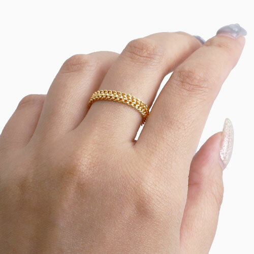 【受注生産品】イタリアンデザイン 18金 K18 18k GOLD ゴールド リング 指輪 アクセサリー ジュエリー 中空 キヘイ ビスマルク シンプル デイリー使い 男女兼用 ユニセックス レディース 記念日 誕生日 お祝い 贈り物 プレゼント ギフト 11号