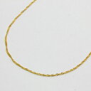 純金 K24 PURE GOLD ネックレス スクリュー チェーン 45cm 1.4g アクセサリー シンプル オシャレ お洒落 定番 女性 レディース ギフト 記念日 お祝い 誕生日 プレゼント 贈り物 クリスマス