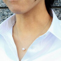 【送料無料・消費税込】【普通郵便での対応】ネックレスパール冠婚葬祭レディースシンプルプラチナあこや真珠ペンダント(8mm珠高品質パール)【smtb-k】【楽ギフ_包装】
