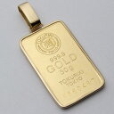 楽天スーパーセール 目玉商品 7月中旬頃入荷予定【徳力本店】純金(K24 999.9)大迫力の30gインゴット(地金)ペンダント[金貨/資産/地震/災害/18金...