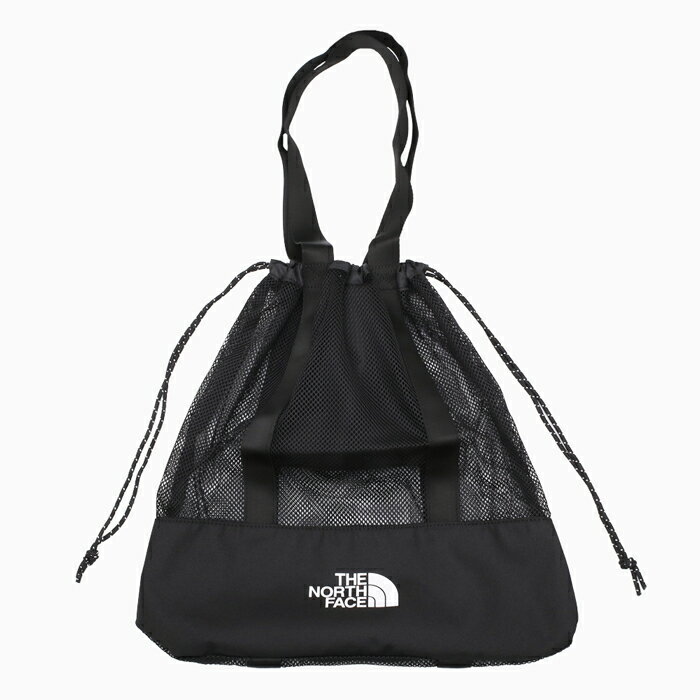 Rakuten - 【THE NORTH FACE/ザ ノースフェイス】バッグ トートバッグ メッシュバッグ 巾着バッグ サマーバッグ 鞄 かばん カバン 肩掛け 手提げ 韓国限定モデル ホワイトレーベル WL MESH BAG NN2PQ17J BLK ブラック ポリエステル 100％ 軽量 メンズ レディース 男女兼用 ユニセックス