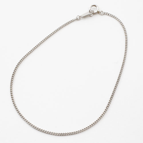 プラチナ(Pt850)2面カットキヘイブレスレット 18cm 喜平 シンプル 送料無料