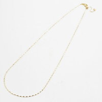◇大特価価格!!◇【送料無料】18金きらきらネックレス(K18)(45cmスライドチェーンペダル)【smtb-k】