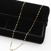 ◇大特価価格!!◇【送料無料】18金きらきらネックレス(K18)(45cmスライドチェーンペダル)【smtb-k】