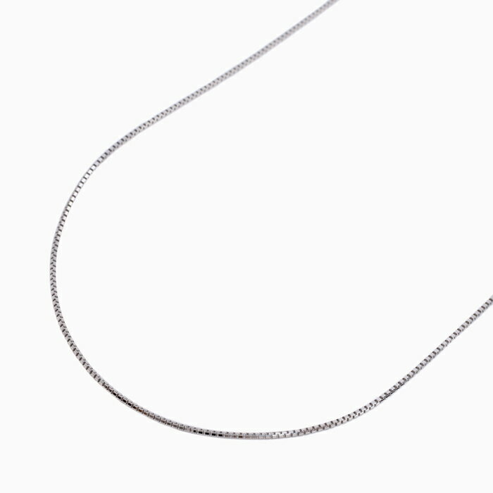 ●送料無料・消費税込●18金 K18 K18WG ホワイトゴールド ネックレス チェーン アジャスター スライド式アジャスター ゴールドジュエリー ベネチアンチ...