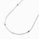 プラチナネックレス 70cm 2mm幅 アズキチェーン 小豆チェーンネックレス Pt850 刻印入 シリコンスライド仕様 長さ調節可能チェーン ミラーボールチェーン 細い 繊細 粗目小豆ネックレス ロングタイプ 頭からかぶれる ハートチャーム 母の日 レディース ギフト ミラクルカット