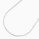 【送料無料】【日本製】プラチナ Pt950 プラチナ950 PLATINUM ネックレス チェーン カットボール サイズ調節可 アクセサリー ジュエリー 女性 ...