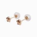 【送料無料】18金 K18 18k K18PG ピンクゴールド ピアス 星ピアス 星型ピアス スタッドピアス スタッズピアス 小さめピアス シリコンキャッチ式 星 スター シンプル 両耳 軽い 軽量 小さい ミニ プチサイズ レディース 女性 記念日 誕生日 お祝い ギフト プレゼント