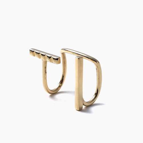 10金 イヤーカフ 10金イエローゴールド イヤリング イヤカフ 片耳 オシャレ フェイクピアス イヤークリ..