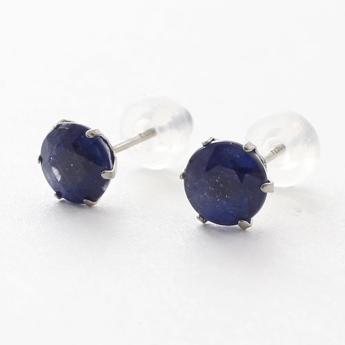 ◇特別価格◇ 送料無料 Platinum プラチナ Pt900 ピアス スタッドピアス 一粒 サファイア Sapphire 1カラット 宝石 天然石 パワースト...