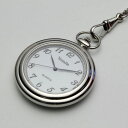【送料無料・消費税込】新登場限定価格【Vestalia】 シルバー 銀無垢 懐中時計