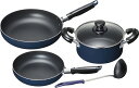 ≪お中元≫IH対応 両手鍋 18cm & フライパン 20・24cm お玉付 スティージーII MB-2381 rw-k-MB-2381 新生活 一人暮らし プレゼント ギフト 贈り物 贈答