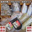 長崎対馬一汐おさかな・塩辛セット 7点 一夜干し あじ かます 連子鯛 あじみりん あなご 本造り柚子入りいか塩辛 墨造りいか塩辛 干物セット 干物 塩辛 贈答...