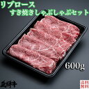 飛騨牛 リブロース すき焼き・しゃぶしゃぶセット（リブローススライス肉600g） 4等級 5等級 和牛 国産牛 ギフト贈答 BBQ バーベキュー クール冷凍便 産地直送 送料無料 内祝い