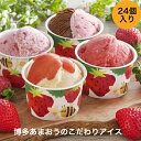 福岡 博多あまおうのこだわりアイス あまおうソース&バニラ58ml あまおう&ショコラ76ml×各5 あまおうクリームチーズ あまおうシャーベット各78ml×各7 (計24個) アイス アイスクリーム 福岡県 冷凍 熨斗対応 送料無料 ギフト 贈答 記念日 産地直送 内祝い