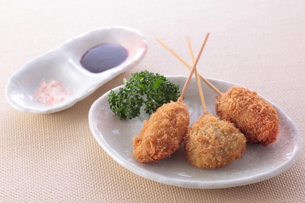 ＼父の日／大阪名物 串カツ 豚ロース串カツ25g 5 計125g 2 牛串カツ25g 5 計125g 2 鶏ムネ串カツ30g 5 計150g エビ串カツ 22g 5 計110g 4種・計30本 惣菜 大阪府 冷凍180日 熨斗対応 送料無料 …