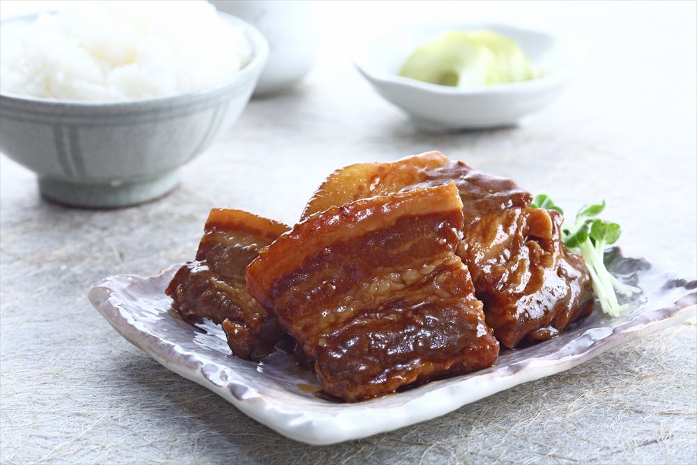 鹿児島県産黒豚使用 豚角煮 黒豚角煮190g（固形量150g・個包装）×5パック 肉加工品 鹿児島県 冷凍360日 熨斗対応 送料無料 ギフト 贈答 記念日 産地直送 プレゼント 内祝い