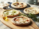 アルケッチァーノ 奥田シェフ監修 クラフトピザセット 4種 ズワイガニとだだ茶豆のピザ130g×1、白身魚と魚介たっぷりのマリナーラピザ95g×1、シチリア産アンチョビとガーリックのピザ86g×1、ローストイカとイタリア産グリルズッキーニのジェノベーゼピザ105g×1