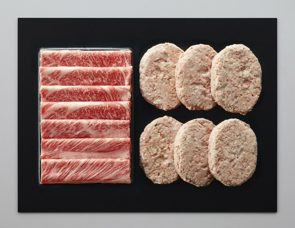 熊本 あか牛すき焼き用＆あか牛ハンバーグセット 肩ロース600g、ハンバーグ（150g×3）×2 プレゼント ギフト 贈り物 贈答 記念日 人気 熨斗対応 名入れ 送料無料 産地直送