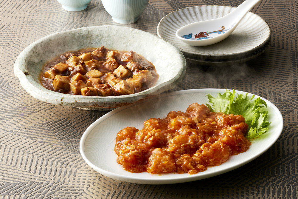 「菰田欣也」監修 本格中華2種セット ずわい蟹入りエビチリソース130g×2、麻婆豆腐(豆腐入)150g×3 プレゼント ギフト 贈り物 贈答 記念日 人気 熨...