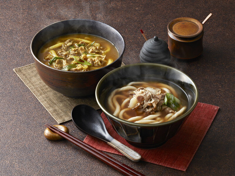 香川・小豆島 「うす家」 牛肉&カレー手延うどん2種セット プレゼント ギフト 贈り物 贈答 記念日 人気 内祝 熨斗対応 名入れ 送料無料 産地直送