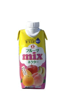 《送料無料》フルーツmixネクター佐賀県産みかん果汁使用 330ml×12本入り