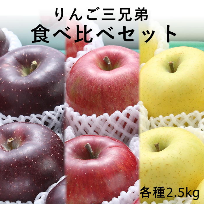 【長野県　JAみなみ信州】長野県　りんご三兄弟　食べ比べセット　各品種　約2.5kg(8〜9玉)　R351※10月上旬〜発送予定 リンゴ 林檎 秋映 シナノスイート シナノゴールド 果物 くだもの フルーツ 高級フルーツ 長野 お取り寄せ 美味しい おいしい ギフト 贈答用 贈り物