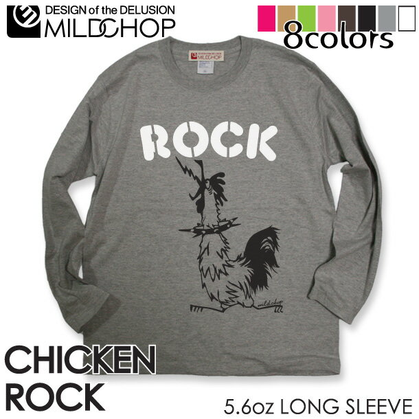 乐天商城 - Chicken ROCK オリジナルロングTシャツ/ネット限定長袖Tシャツ【cloth】MILDCHOP